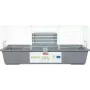 Klatka dla gryzoni ZOLUX Primo 80 cm — biało-szara, długość 80 cm, 810×360×540 mm, metal/tworzywo sztuczne