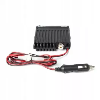 Samochodowe radio CB Luiton LT-198, 40 kanałów AM/FM, 4 W, 12–24 V, czarne, wtyczka do gniazda zapalniczki