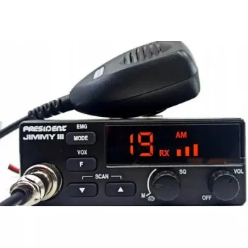 Radio CB Citizens Band (CB) President Jimmy III AM/FM 4W Moc 12V