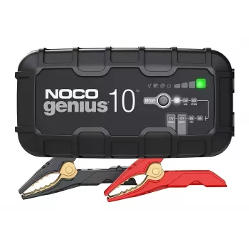 Ładowarka akumulatorów NOCO GENIUS10 EU 10 A do akumulatorów 6V i 12V — konserwacja i odsiarczanie, 150 W, Li‑Ion/AGM/Żel, wodoszczelna IPX