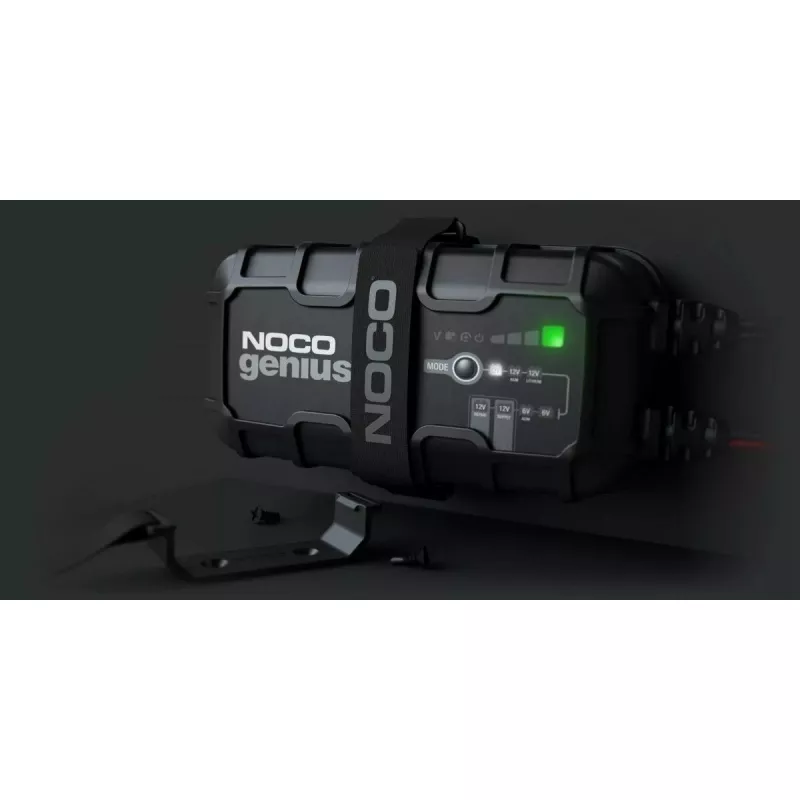 Ładowarka akumulatorów NOCO GENIUS10 EU 10 A do akumulatorów 6V i 12V — konserwacja i odsiarczanie, 150 W, Li‑Ion/AGM/Żel, wodoszczelna IPX