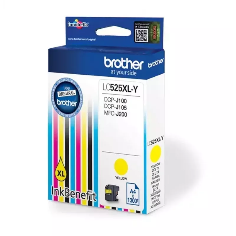 Brother LC525XL-Y wkład atramentowy oryginalny Extra (Super) High Yield żółty