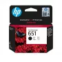 HP 651 Czarny Oryginalny Ink Advantage, wkład atramentowy, czarny, 1 szt., 600 stron