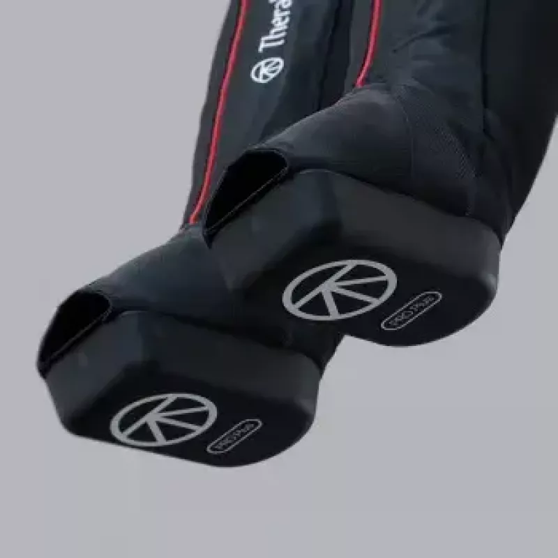 Buty kompresyjne Therabody Recovery Air Jetboots Pro Plus — Pełna długość, Regular, pneumatyczne 20–100 mmHg, wibracja, LCD, akumulatorowe