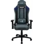 Fotel gamingowy Aerocool DUKE AeroSuede, czarno-niebieski