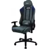 Fotel gamingowy Aerocool DUKE AeroSuede, czarno-niebieski
