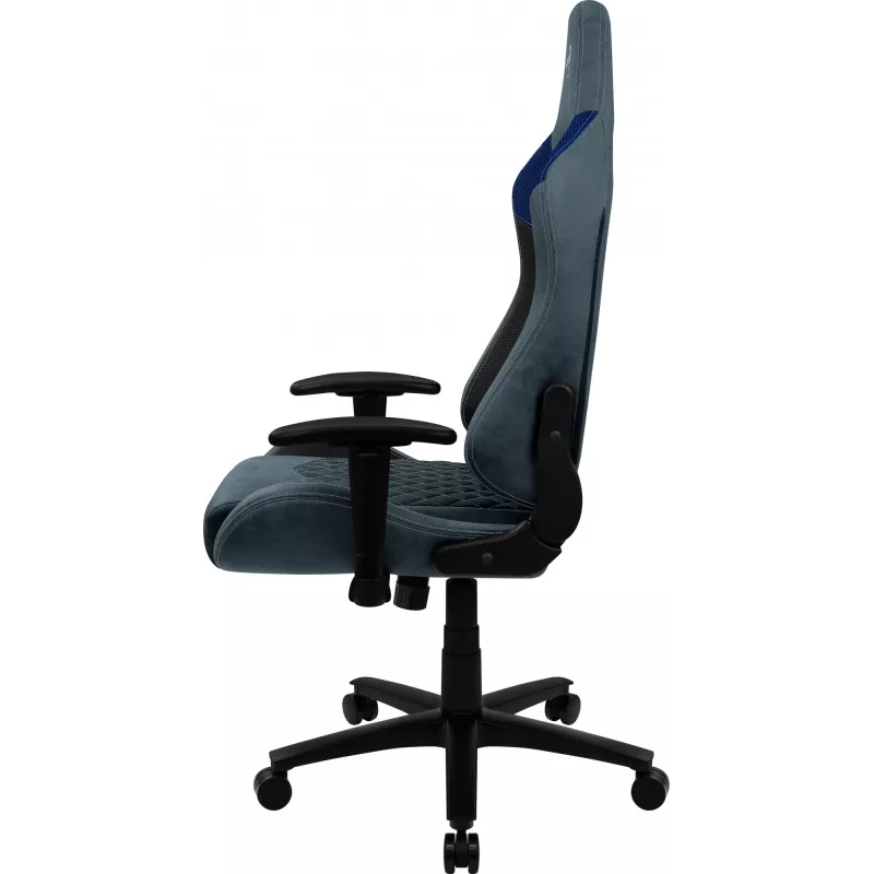 Fotel gamingowy Aerocool DUKE AeroSuede, czarno-niebieski