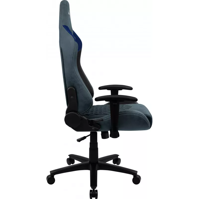 Fotel gamingowy Aerocool DUKE AeroSuede, czarno-niebieski