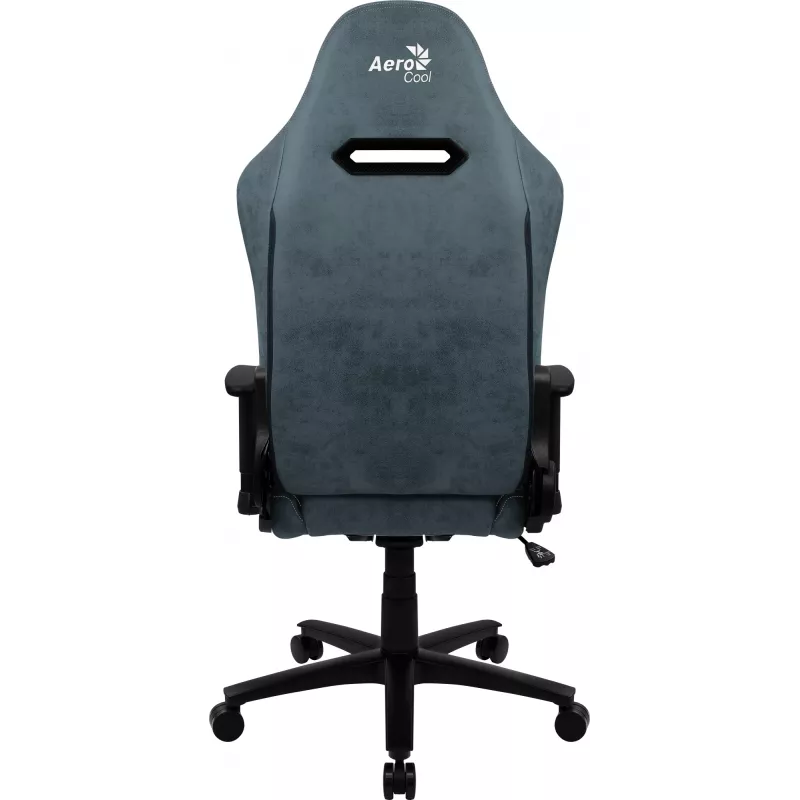 Fotel gamingowy Aerocool DUKE AeroSuede, czarno-niebieski