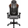 Aerocool DUKE AeroSuede uniwersalny fotel gamingowy czarny, brązowy, szary