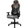 Aerocool DUKE AeroSuede uniwersalny fotel gamingowy czarny, brązowy, szary