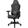 Aerocool CROWN AeroWeave CROWNASHBK ergonomiczny fotel gamingowy, wyściełane siedzisko, regulowane poduszki, Ash Black