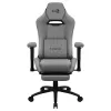 Aerocool ROYALASHGR Premium Ergonomic Gaming Chair Legrest Aeroweave Technology szary