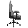 Aerocool ROYALASHGR Premium Ergonomic Gaming Chair Legrest Aeroweave Technology szary