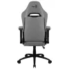 Aerocool ROYALASHGR Premium Ergonomic Gaming Chair Legrest Aeroweave Technology szary