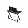 Biurko gamingowe Huzaro Hero 1.4 Czarny, prostokątne, blat MDF, 1000x500x750 mm, czarne