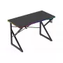 Stół gamingowy Huzaro Hero 1.7 RGB Czarny — proste ergonomiczne biurko 1200x600 mm, wysokość 750 mm, LED, uchwyt na kubek, haczyk na słuchawki