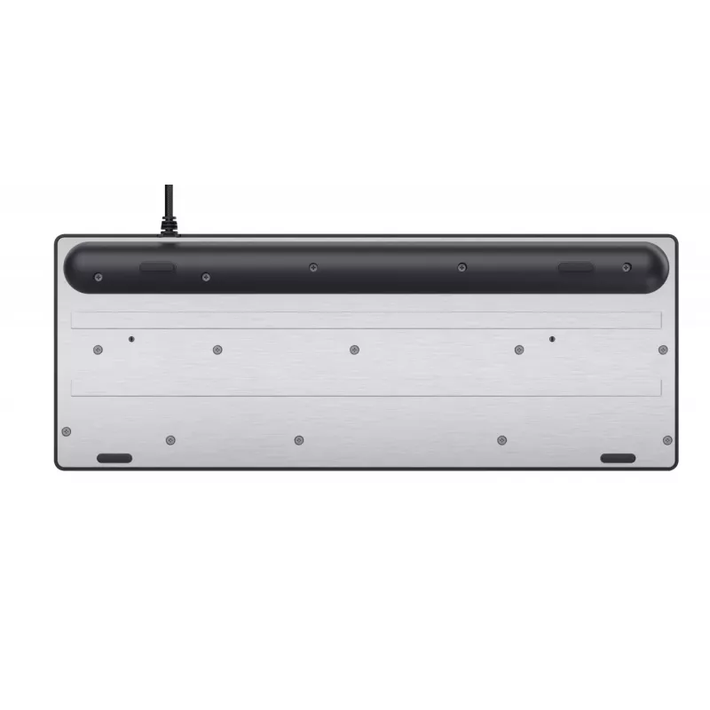 Trust GXT 833 Thado klawiatura Gaming USB Holenderski Czarny, Srebrny