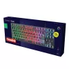 Trust GXT 833 Thado klawiatura Gaming USB Holenderski Czarny, Srebrny