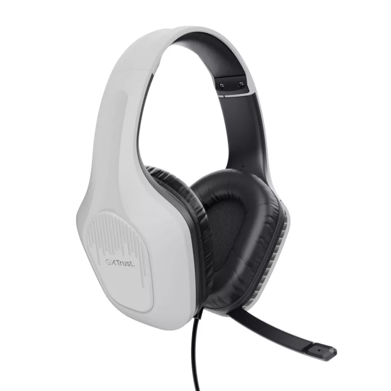 Trust GXT 415W Zirox Headset Wired Head-band Gaming biały