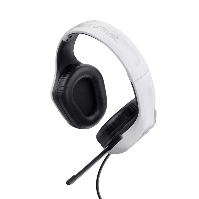 Trust GXT 415W Zirox Headset Wired Head-band Gaming biały