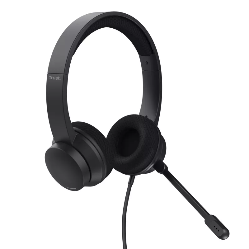 Trust Ayda Headset Wired Head-band Calls/Music USB Type-A Czarny