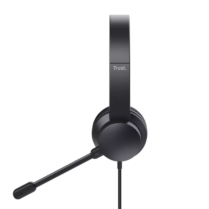 Trust Ayda Headset Wired Head-band Calls/Music USB Type-A Czarny