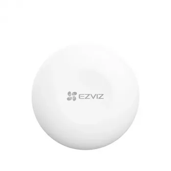 Bezprzewodowy przycisk EZVIZ T3C — biały, zasięg 200 m, ZigBee, ręczny/naścienny