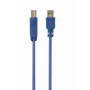 Kabel GEMBIRD USB 3.0 wtyk A na wtyk B 3m - niebieski