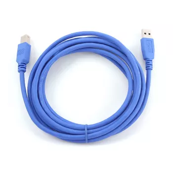 Kabel GEMBIRD USB 3.0 wtyk A na wtyk B 3m - niebieski