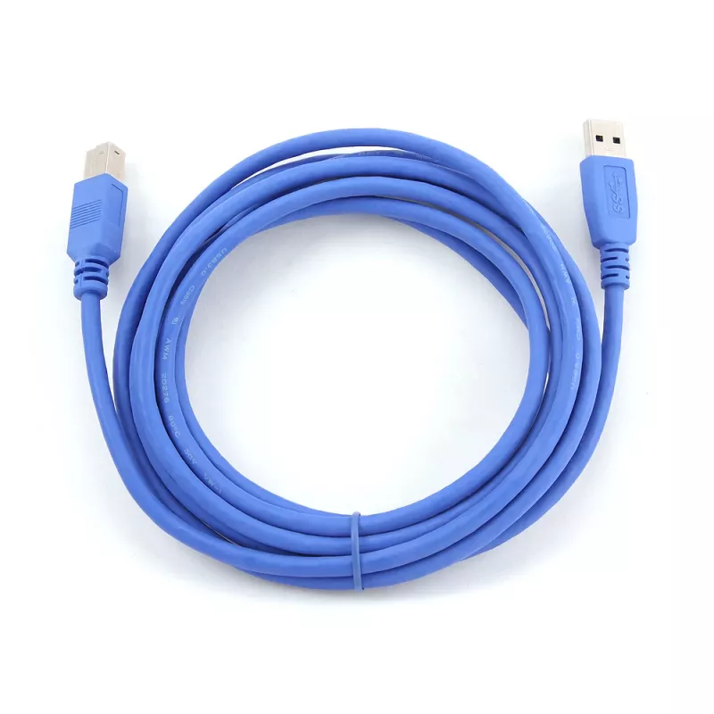 Kabel GEMBIRD USB 3.0 wtyk A na wtyk B 3m - niebieski