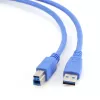 Kabel GEMBIRD USB 3.0 wtyk A na wtyk B 3m - niebieski