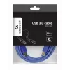 Kabel GEMBIRD USB 3.0 wtyk A na wtyk B 3m - niebieski