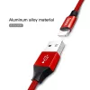 Kabel USB-A do Lightning Baseus Yiven 1,8 m, wyjście 2 A, czerwony, powłoka z elastomeru termoplastycznego
