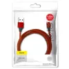 Kabel USB-A do Lightning Baseus Yiven 1,8 m, wyjście 2 A, czerwony, powłoka z elastomeru termoplastycznego