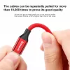 Kabel USB-A do Lightning Baseus Yiven 1,8 m, wyjście 2 A, czerwony, powłoka z elastomeru termoplastycznego