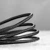 BASEUS Pleciony kabel do szybkiego ładowania Cafule - USB Type-A do Type-C 2A - 2 m - Czarny (nylon)