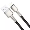 BASEUS Fast Charge Cafule Data Transfer kabel - USB Type-A do Lightning - 480Mbps (2.4A PD) - 1m - Czarny