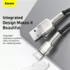 BASEUS Fast Charge Cafule Data Transfer kabel - USB Type-A do Lightning - 480Mbps (2.4A PD) - 1m - Czarny