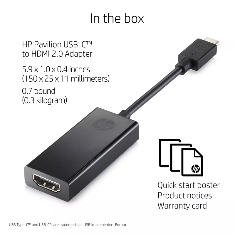 HP 2PC54AA karta interfejsu/adapter HDMI
