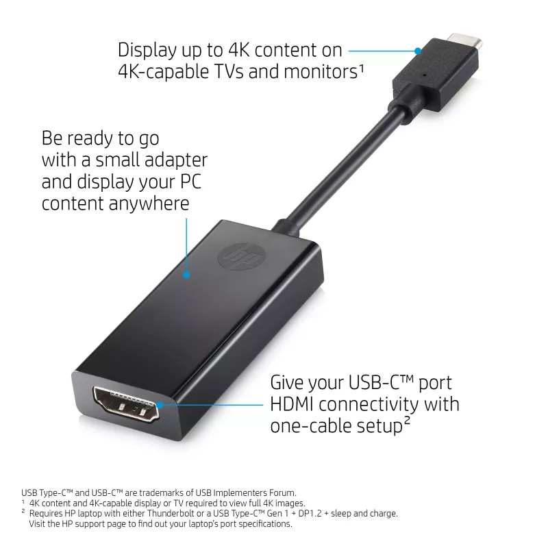 HP 2PC54AA karta interfejsu/adapter HDMI