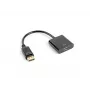 Adapter LANBERG DisplayPort(m) -> HDMI(ż) 10 cm