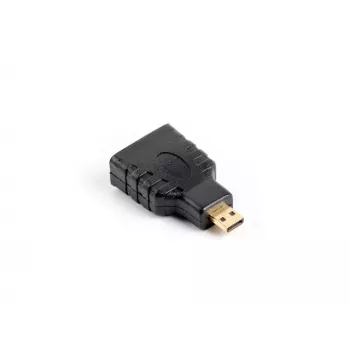 Lanberg AD-0015-BK adapter złącza kabla HDMI Micro HDMI Czarny