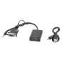 LANBERG adapter kablowy Wideo HDMI Typ A (standard) VGA (d-sub) 0,2m Czarny