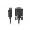 Kabel-adapter wideo LANBERG DisplayPort (męski) na DVI-D (męski), 1 m, czarny, obsługa 1080p
