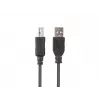 Kabel LANBERG USB-a(m)->USB-b(m) 2.0 1 m czarny z ferrytowym rdzeniem, pudełko