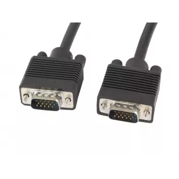Kabel LANBERG VGA (D-Sub) – 10 m, czarny