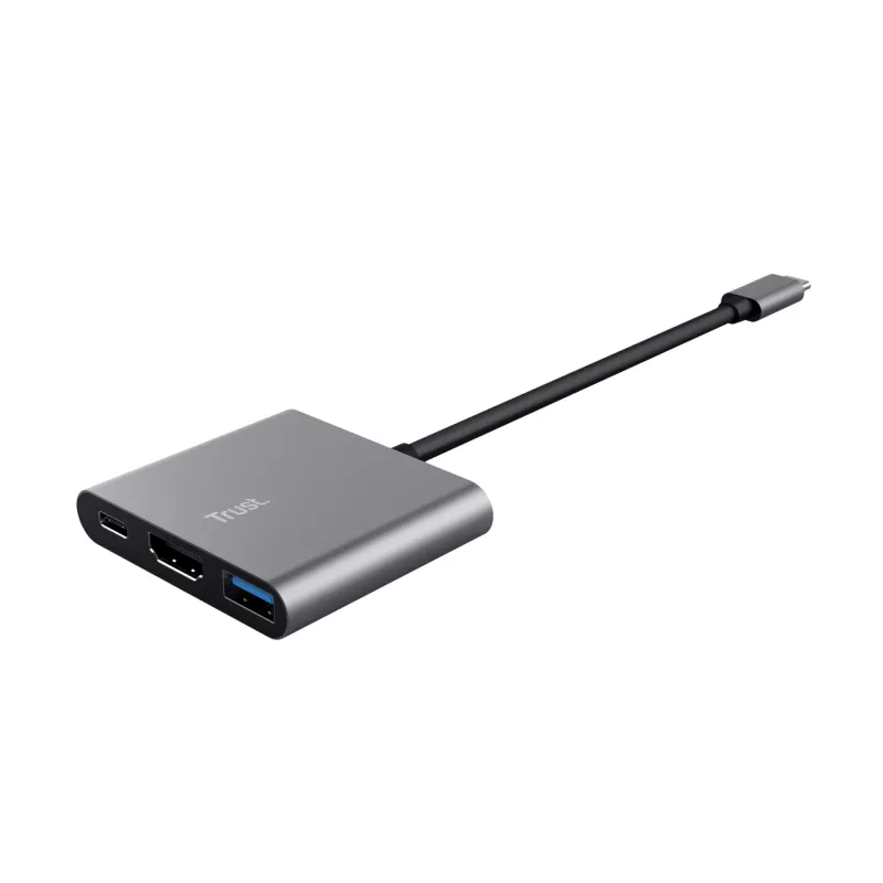 Trust Dalyx USB 3.2 Gen 1 (3.1 Gen 1) Type-C Aluminium, Czarny