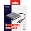 Trust Dalyx USB 3.2 Gen 1 (3.1 Gen 1) Type-C Aluminium, Czarny