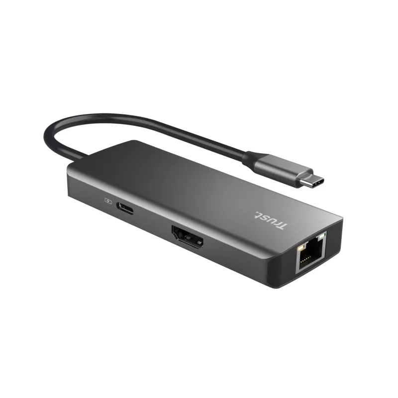 Trust Dalyx USB Type-C 1000 Mbit/s srebrny